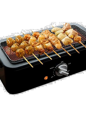 【日本直邮】Yamazen山善 电烤炉烤串炉家用100V专用黑色ESR-Q100