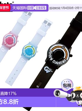 日本直邮Tabata 高尔夫 计分器 男士女士中性款 手表计分器 3 腕