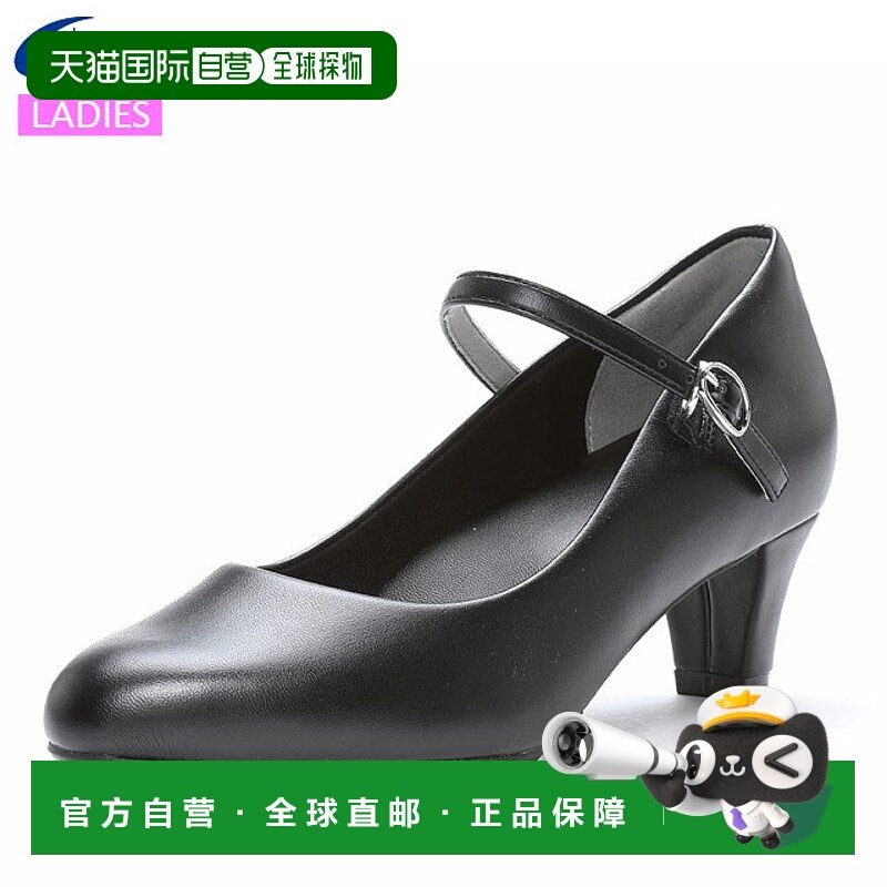 日本直邮Moonstar 女士高跟鞋Sugata MS SGT510黑色MOONSTAR 4890