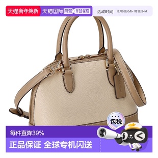 皮革手提包CAM56新款 日本直邮 COACH蔻驰拼色设计女款