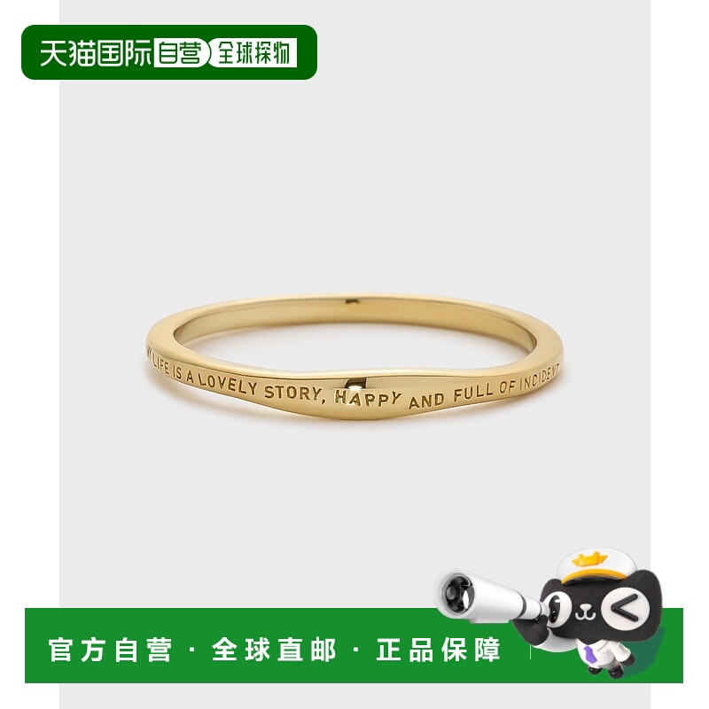 1h可退 日本直邮NOJESS 女士金色镀层戒指 30243111076