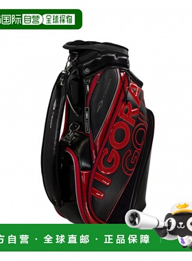 日本直邮TIGORA 男士9型PU材质高尔夫球童包 [TR0B1005CB]