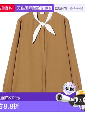 1h可退 日本直邮EFFE BEAMS 女装 蝴蝶结领 衬衫 上班休闲两用 64