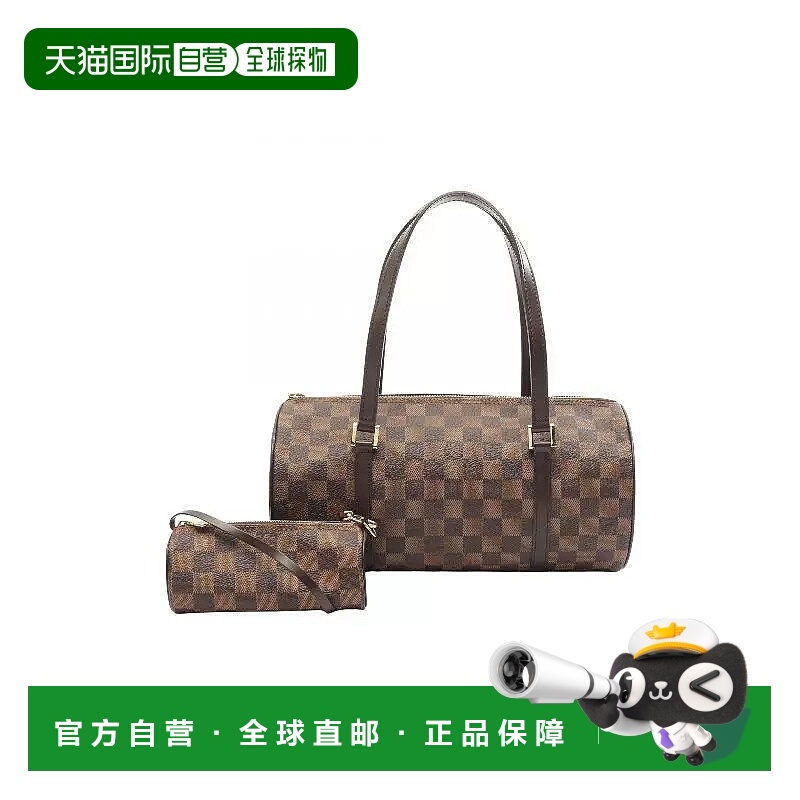 1h可退 日本直邮中古LV路易威登女包A级95新handbag手提包涂层/防