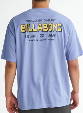 日本直邮BILLABONG 男女同款 纯棉宽版短袖T恤 ASPECT BG01A212
