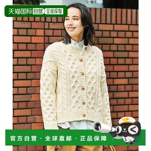 女士白色针织开衫 1h可退 STANDARD FIFTY 亚克力 日本直邮THREE