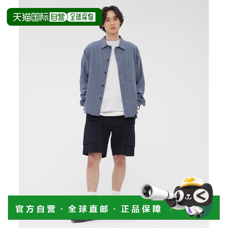 日本直邮MHL. 男士 水洗棉尼龙防撕裂工装短裤休闲裤 5966140210图片