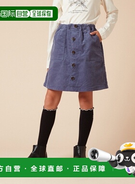 1h可退 日本直邮a.v.v 儿童前扣设计灯芯绒短裤 KJLAA40029