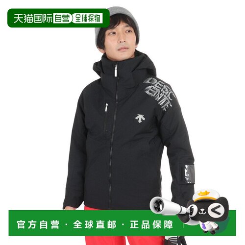 日本直邮DESCENTE 男士滑雪夹克 S.I.O JACKET DWMWJK76X 黑色
