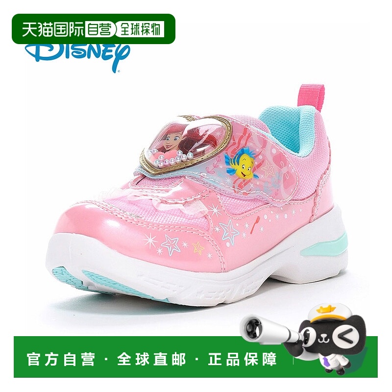 日本直邮moonstar儿童运动鞋发光鞋儿童鞋女孩男孩抗菌除臭轻便钩