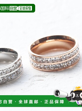 日本直邮florge 金属过敏适用锆石系列配对耳环2连装21号 [FL8218