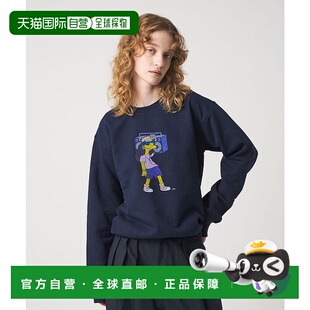1h可退 日本直邮6(ROKU)女士 The Simpsons Otto Mann 半袖连帽卫