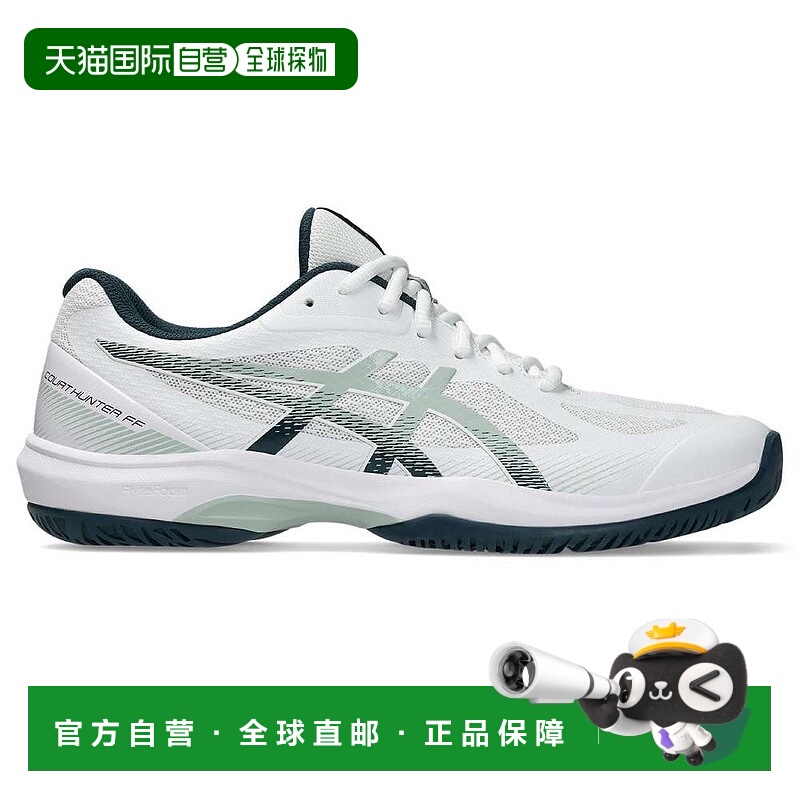 日本直邮ASICS运动鞋 1071A111 COURT HUNTER FF 白色/苔藓岩色