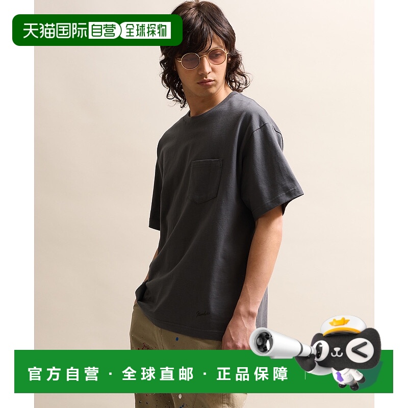 1h可退 日本直邮NUMBER (N)INE 男女同款基础口袋T恤  S25GNC002