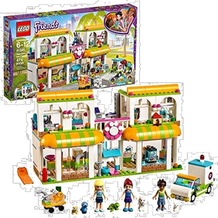 【日本直邮】乐高积木Friends Heart Lake City Pet Center 41345