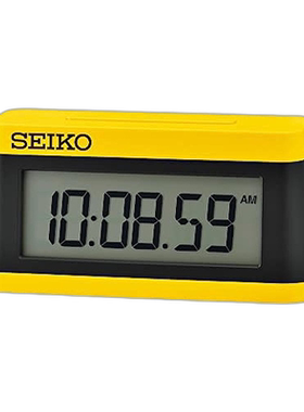 【日本直邮】Seiko Clock SQ818Y 黄色，部分黑色 风格:精工