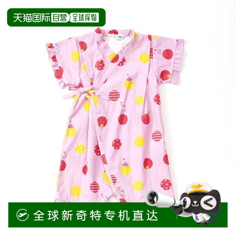 1h可退 日本直邮KP儿童可爱兔子耳朵连体甚平（女孩款） 2149502