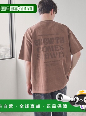 1h可退 日本直邮PAGEBOYLIM 男女同款涂料印花T恤 452320