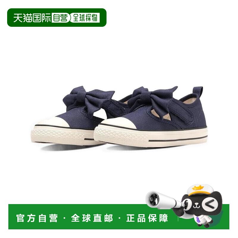 日本直邮日潮 Converse匡威 魔术贴 儿童蝴蝶结帆布鞋