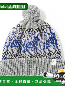 1h可退 日本直邮halo commodity 男女同款 绒球针织帽 仿羊毛质感