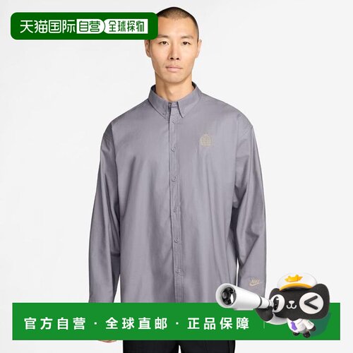 日本直邮耐克 NIKE M CLB OXFORD LS NCC 长袖衬衫 IQ6244上衣