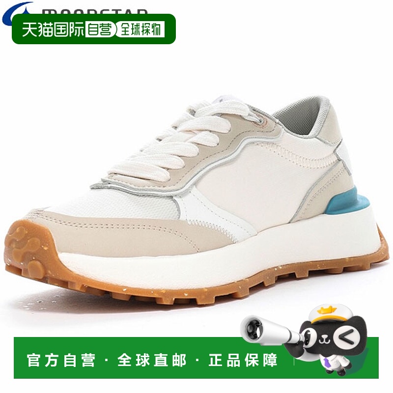 日本直邮MOONSTAR 男女士中性运动鞋B/MB/M Slan 米色BM复古跑步