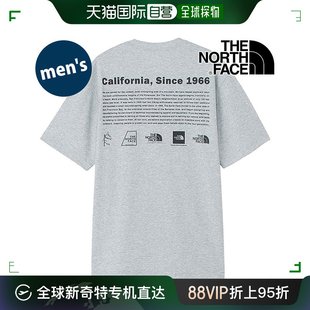 SS24 男式 NORTH FACE NT32407 日本直邮THE 历史标志T恤 短袖