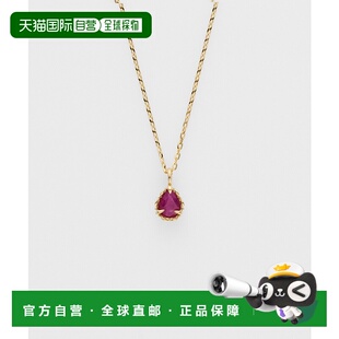 1h可退 日本直邮NOJESS 女士7月诞生石K10红宝石项链 30234123007