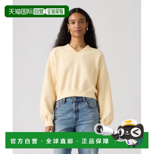 1h可退 日本直邮Levi's 女装 复古V领卫衣 005IF0005