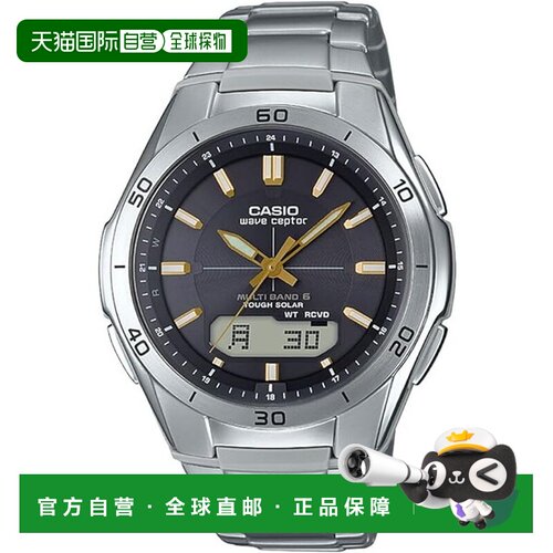 日本直邮卡西欧CASIO手表太阳能组合电波感受器WVA-M640D-1A3JF