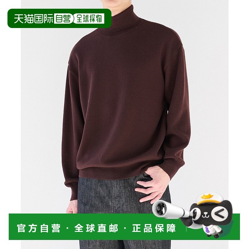 1h可退 日本直邮STUDIOUS 男装 羊毛羊绒高领针织衫 米兰罗纹 缩