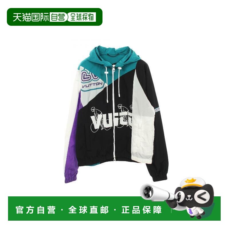 日本直邮中古LV路易威登男A级95新Jacket夹克外套尼龙外套黑色