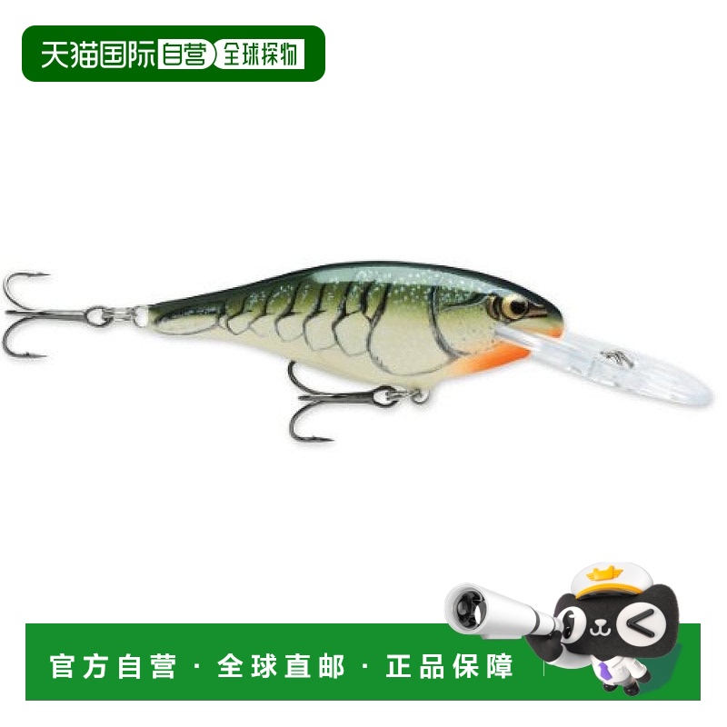【日本直邮】Rapala乐伯乐 路亚饵 Crank饵 Shad Rap 4cm 4g 银彩