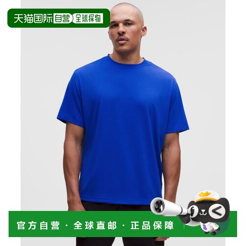 日本直邮lululemon 男士 EasySet 训练短袖T恤 运动短袖上衣速干