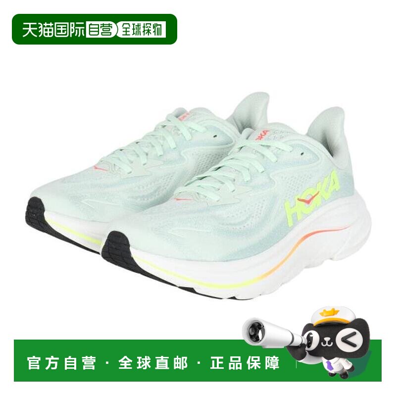 日本直邮HOKA 跑步鞋 宽楦运动鞋 绿黄 1162050-SLSS图片