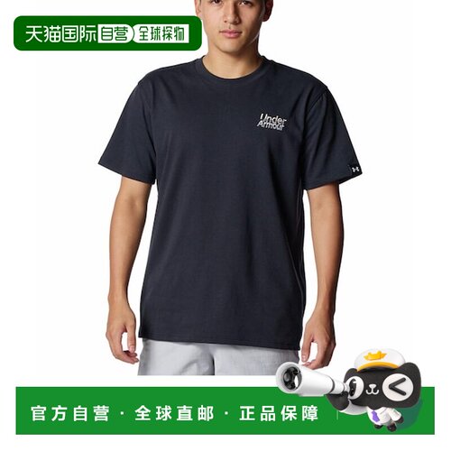 日本直邮UNDER ARMOUR UA HW GRAPHIC短袖T恤 [707846-0001] 黑色
