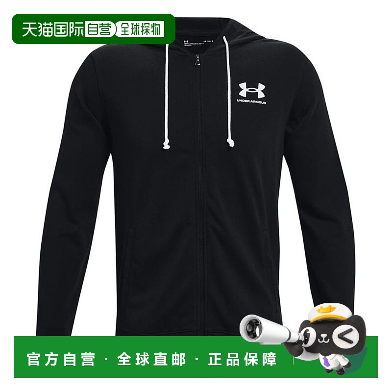 日本直邮 UNDER ARMOUR UA Rivals Terry 男士全拉链连帽卫衣