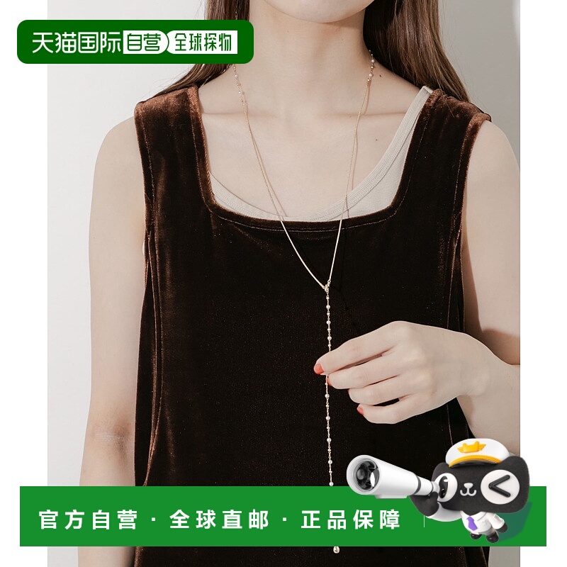 1h可退 日本直邮SMELLY 女士珍珠链条多用长项链 SMA62PF049