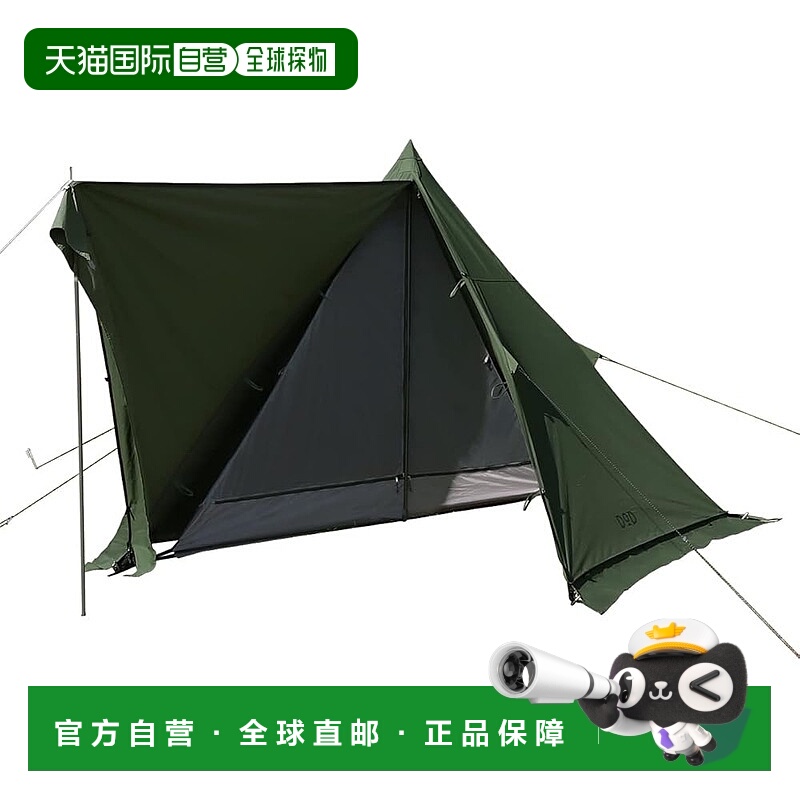 【日本直邮】DOD 帐篷 单人 T1-819-KH 卡其 W290×D290×H183cm