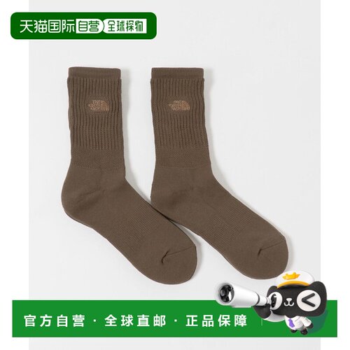 日本直邮THE NORTH FACE 女士 基础色系筒袜2双装 1支付后1h可退