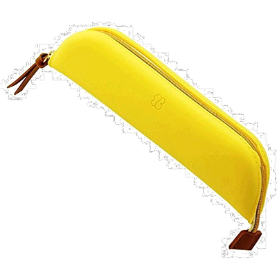 【日本直邮】Lihit Lab 笔袋 Bloomin 柠檬黄 A7730-5