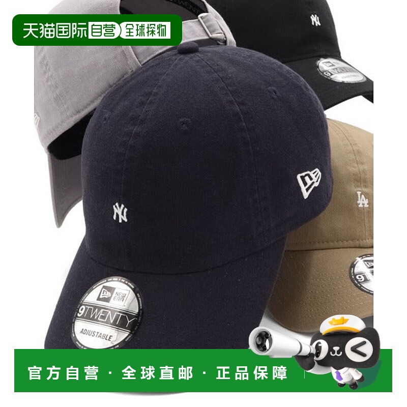 日本直邮NEW ERA 纽约洋基队9TWENTY MICRO LOGO水洗加工棒球帽 [