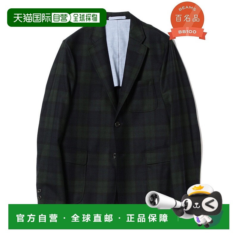 日本直邮BEAMS PLUS 法兰绒三扣夹克外套