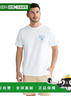 日本直邮BILLABONG 男士防晒半袖T恤 BF01A203 白色