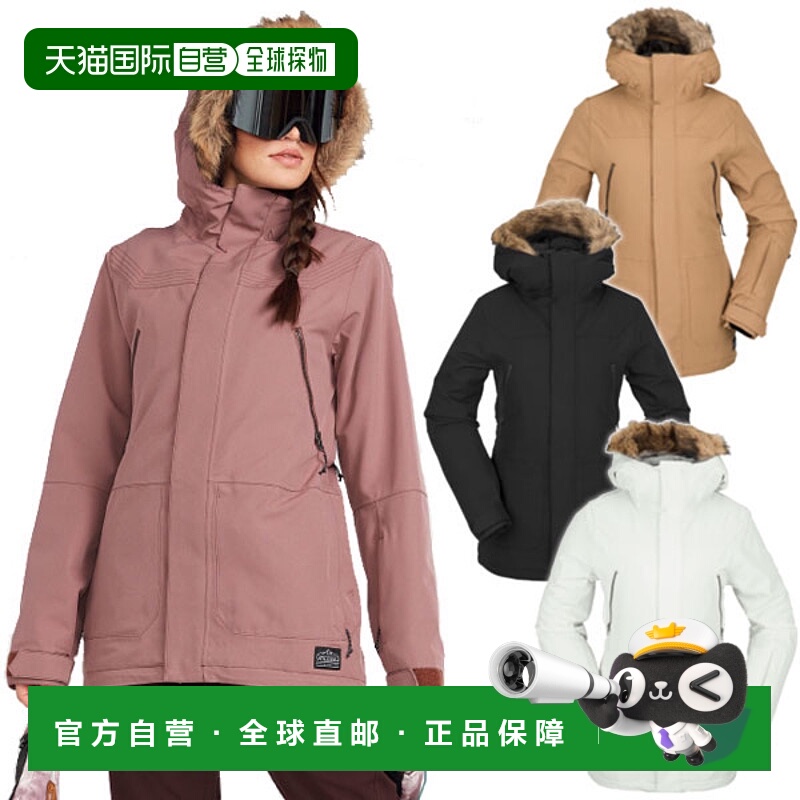 日本直邮VOLCOM福尔康 SHADOW INS夹克女士防水外套单板滑雪服雪2
