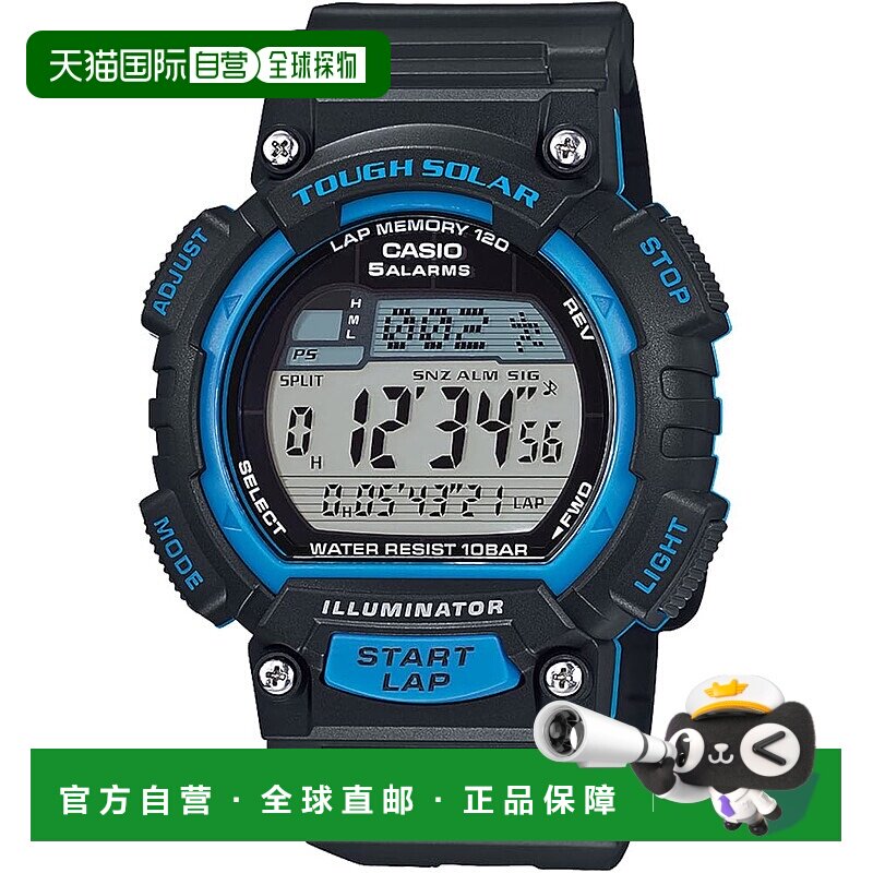 【日本直邮】卡西欧Collection男士手表 黑色STL-S100H-2AJH防水