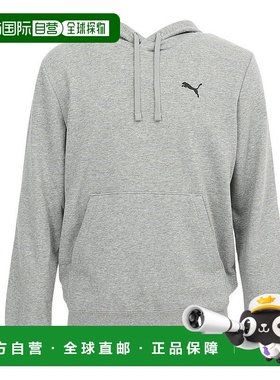 日本直邮PUMA ESS 连帽卫衣 691219 03 灰色彪马