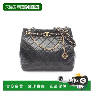 日本直邮中古Chanel香奈儿女包A级95新matelasse菱格纹羊皮托特包