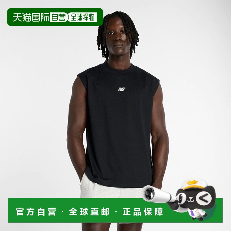 日本直邮New Balance 男士无袖T恤健身训练服上衣 MT61F3JS图片
