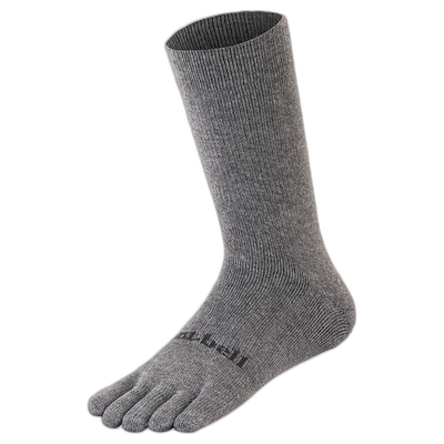 日潮跑腿Montbell蒙贝欧 WIC.Trekking男式5趾袜 HGY S 1118612